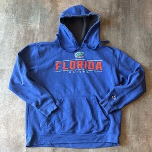Y2K Florida Gators Champion Hoodie Mens Large Blue